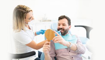 How do diet and nutrition affect the results of dental exams and cleanings?